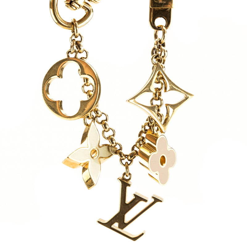 Louis Vuitton Gold Fleur De Monogram Chain Bag Charm (4107014) – LuxeDH