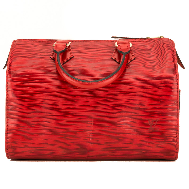 Louis Vuitton Castillian Red Epi Speedy 25 (4142010) – LuxeDH