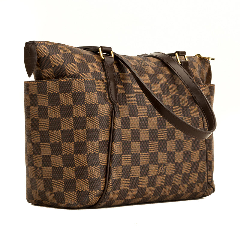 LOUIS VUITTON Damier Ebene Totally PM Tote Bag