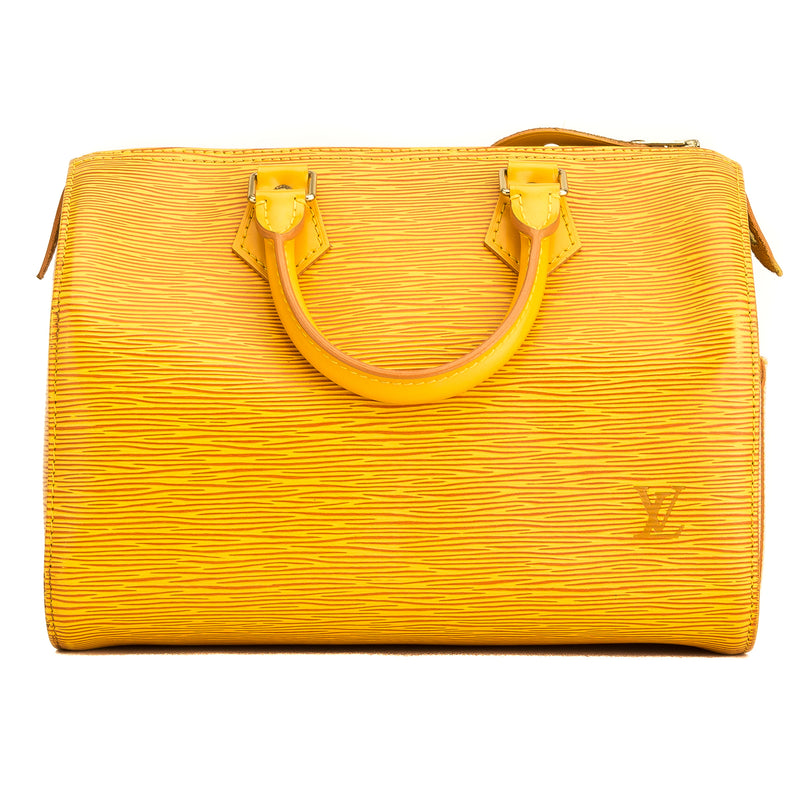 Louis Vuitton Yellow Epi Speedy 25 (4171009) – LuxeDH