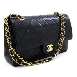 black double chain bag