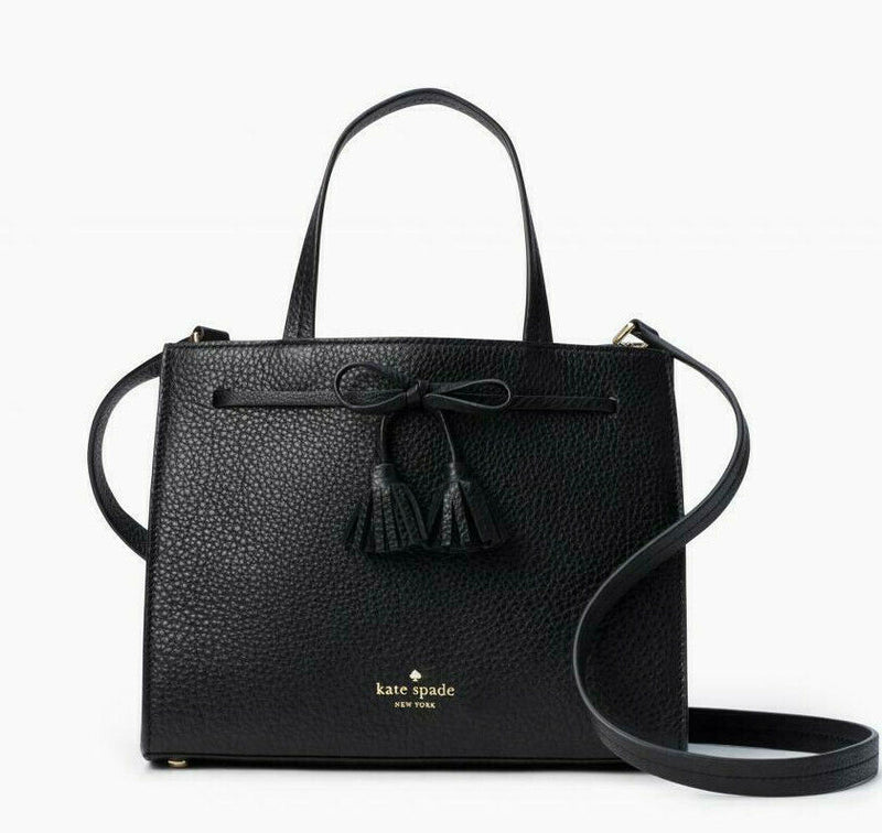 kate spade black crossbody with bow