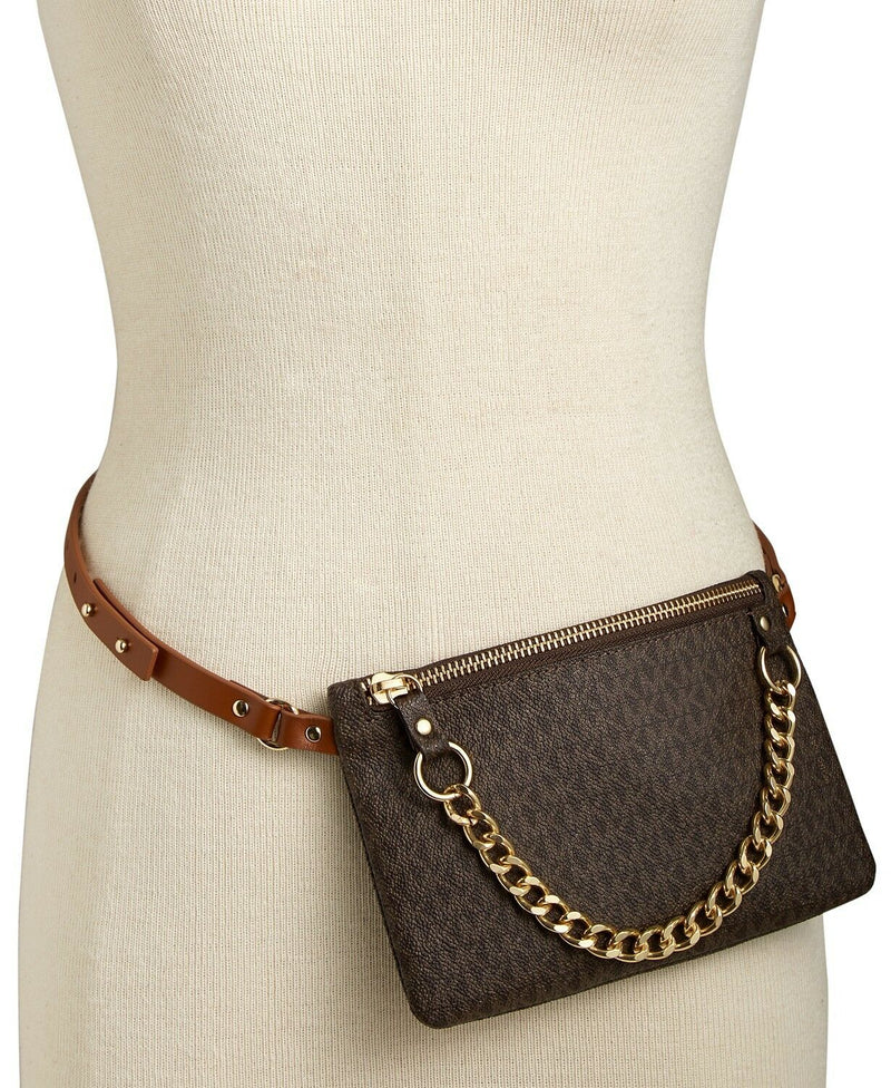 michael kors fanny pack with chain
