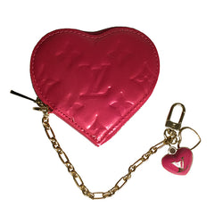 Louis Vuitton Pomme D'Amour Monogram Vernis Heart Coin-Purse