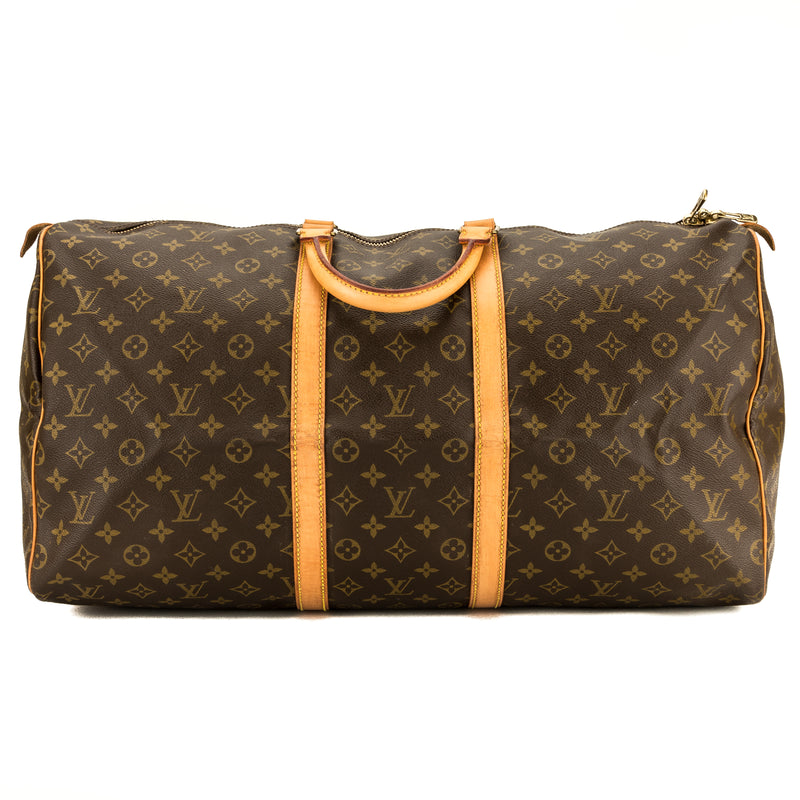 Louis Vuitton Monogram Canvas Keepall 55 Boston Bag (Pre Owned) – LuxeDH