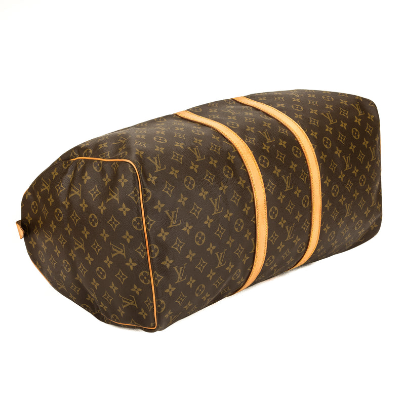 Louis Vuitton Monogram Canvas Keepall 55 Boston Bag (Pre Owned) – LuxeDH