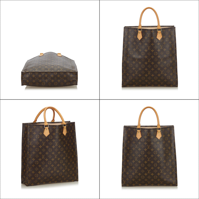 Pre-Loved Louis Vuitton Brown Monogram Canvas Sac Plat France – LuxeDH