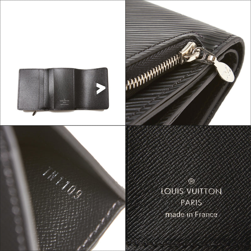 Pre-Loved Louis Vuitton Black Epi Leather Twist Compact Wallet France – LuxeDH