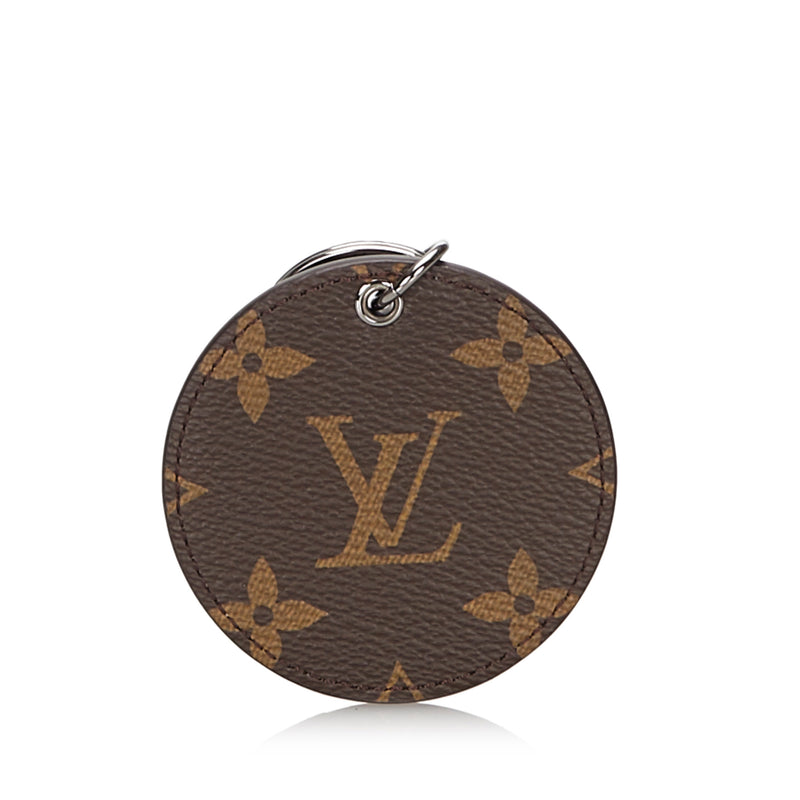 Pre-Loved Louis Vuitton Brown Monogram Illustre Logos Bag Charm France – LuxeDH
