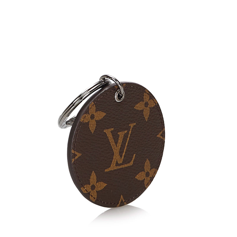 Pre-Loved Louis Vuitton Brown Monogram Illustre Logos Bag Charm France – LuxeDH