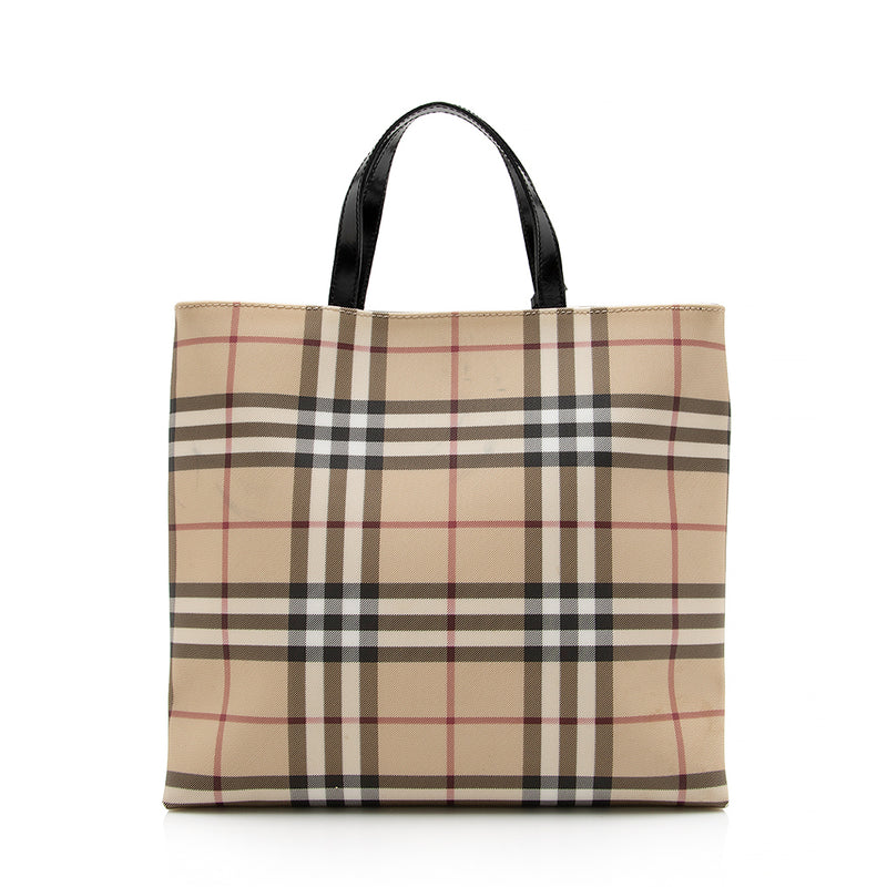 Burberry Nova Check Tote (SHF-15909) – LuxeDH