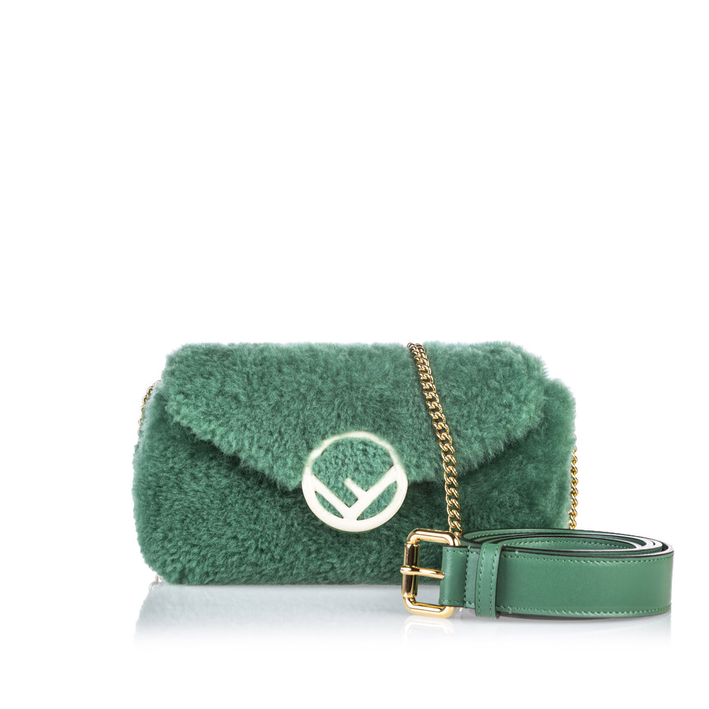 fendi shearling belt bag