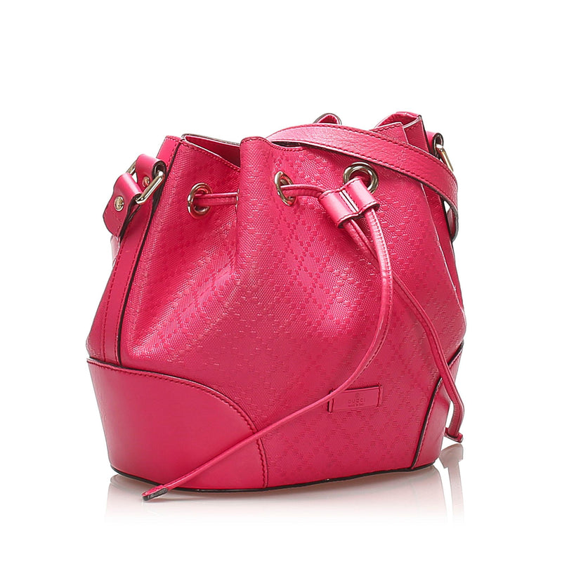 diamante bucket bag