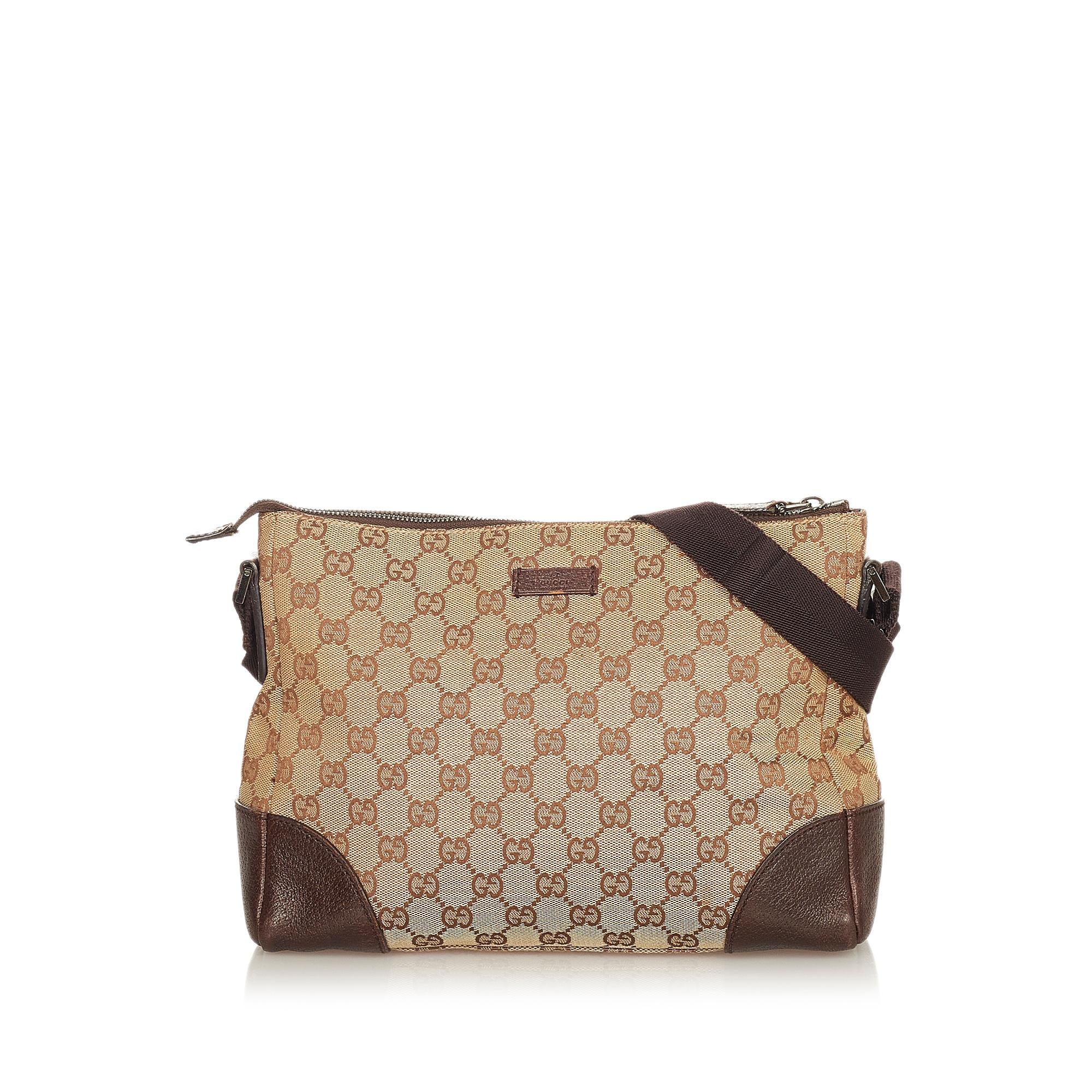Gucci GG Canvas Crossbody Bag (SHG-24993) – LuxeDH