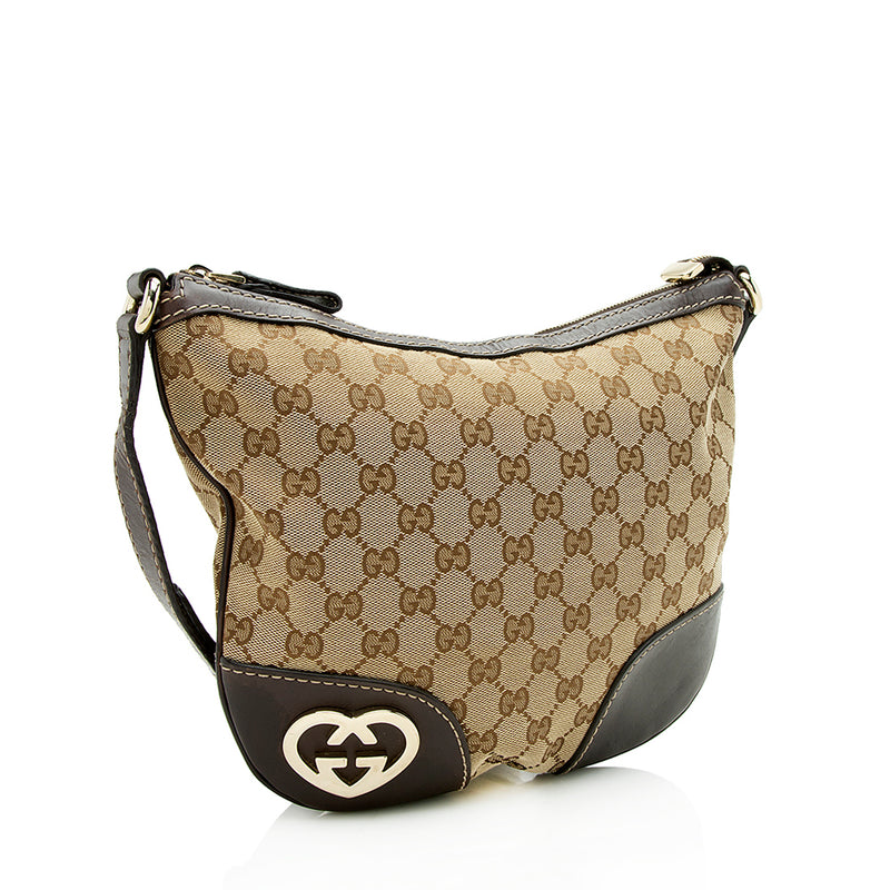 Gucci GG Canvas Interlocking Heart 