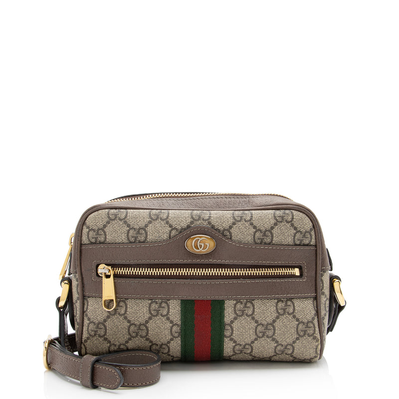 Gucci GG Supreme Ophidia Mini Shoulder Bag (SHF-23328) – LuxeDH