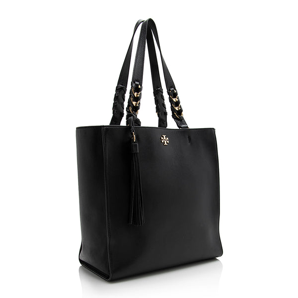 Tory Burch Leather Carter Tall Tote (SHF-21960) – LuxeDH