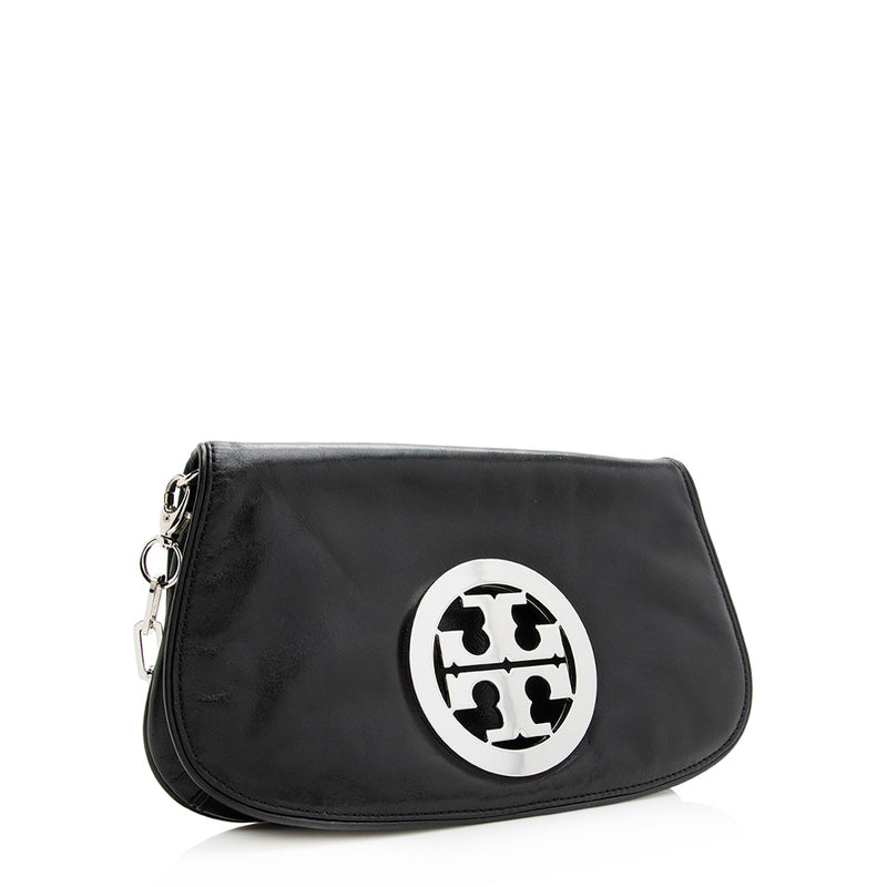 Tory Burch Leather Reva Clutch (SHF-20458) – LuxeDH