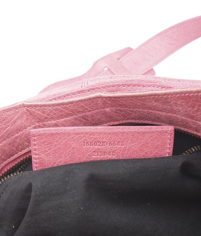 Balenciaga 168028 Part Pink Leather 