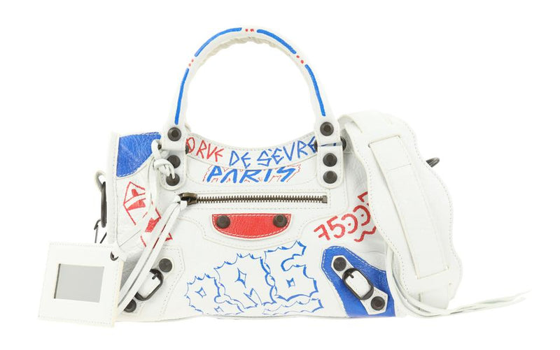 balenciaga white graffiti