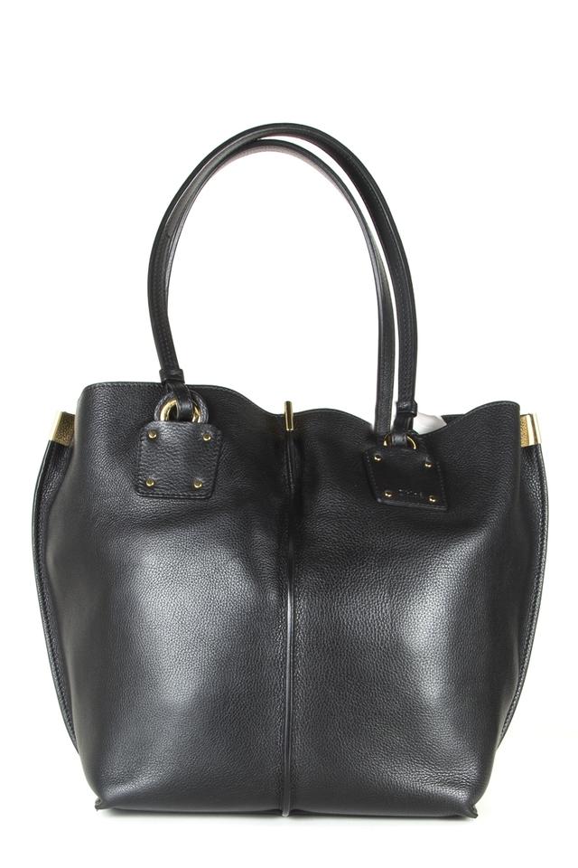 chloe tote bag black