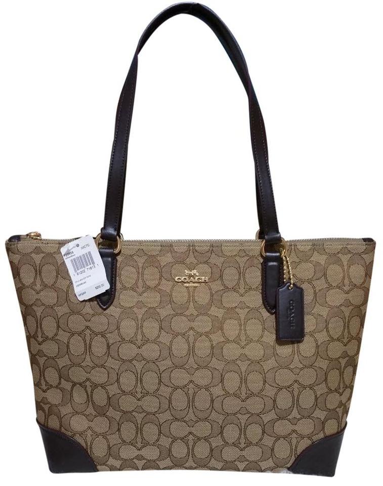 coach jacquard bag