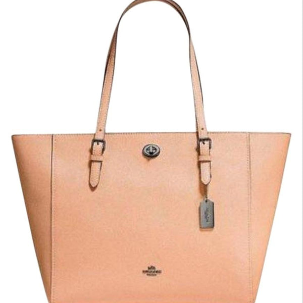 blush leather handbag