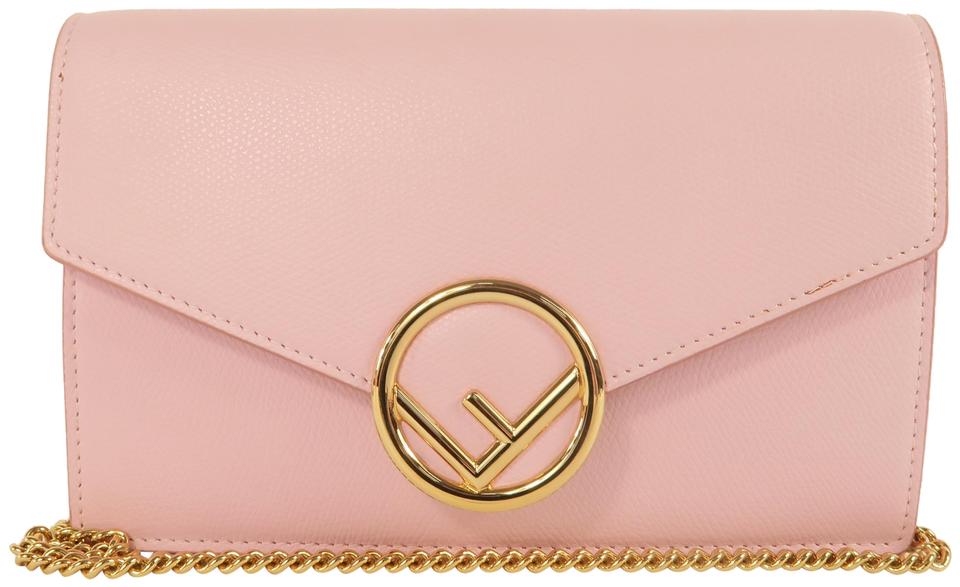 pink fendi wallet