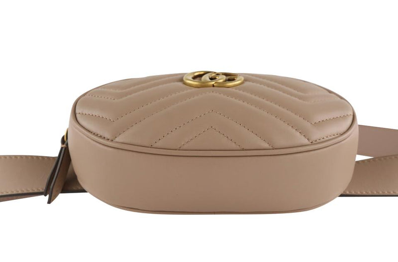 Gucci GG Marmont Matelasse Leather Belt Bag – LuxeDH