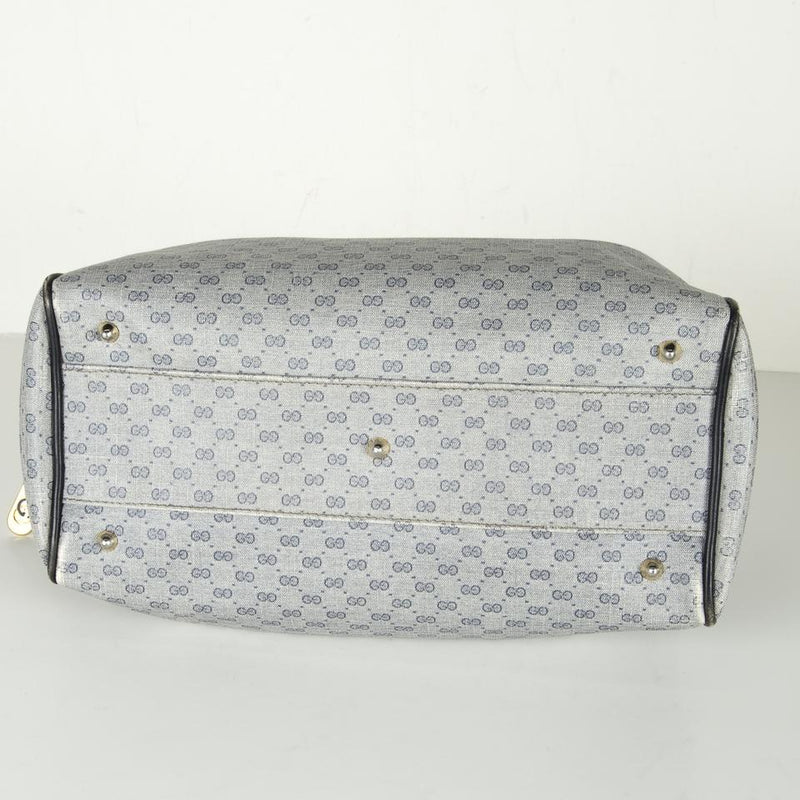 Gucci Boston Bag Monogram Blue Tote – LuxeDH