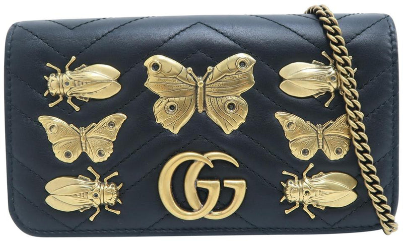 gg marmont animal studs mini bag