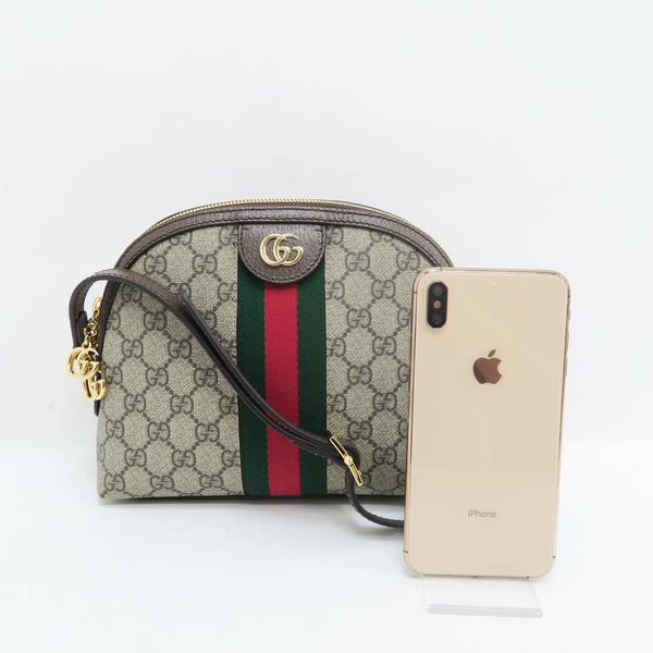 Gucci Small Ophidia Grey Gg Supreme Canvas Cross Body Bag – LuxeDH