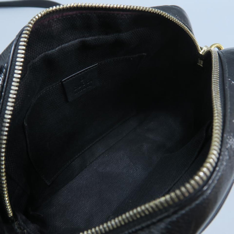 Gucci Soho Disco Black Patent Leather Cross Body Bag – LuxeDH