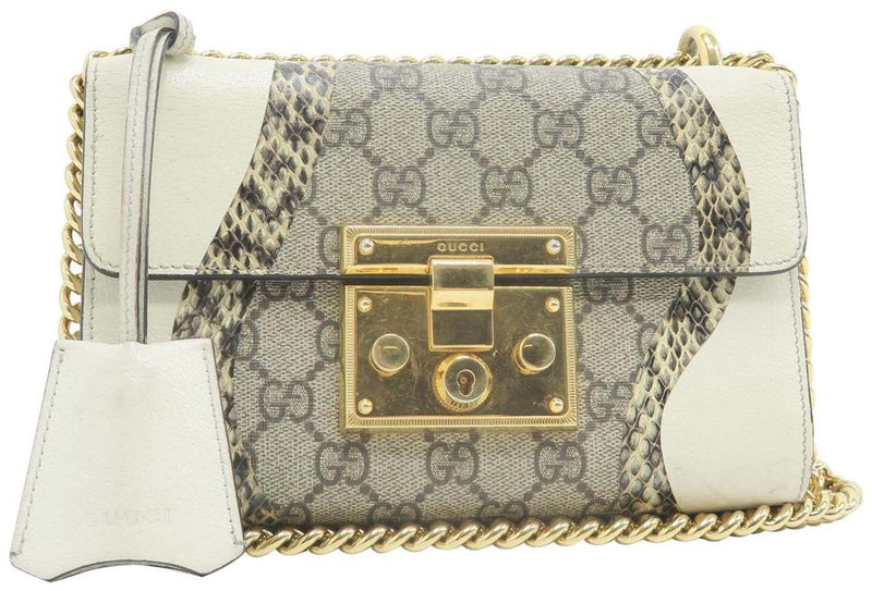 gucci padlock white