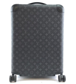 Louis Vuitton Pegase 55 Roller Luggage Suitcase Carry On Black Monogram Eclipse Bag – LuxeDH