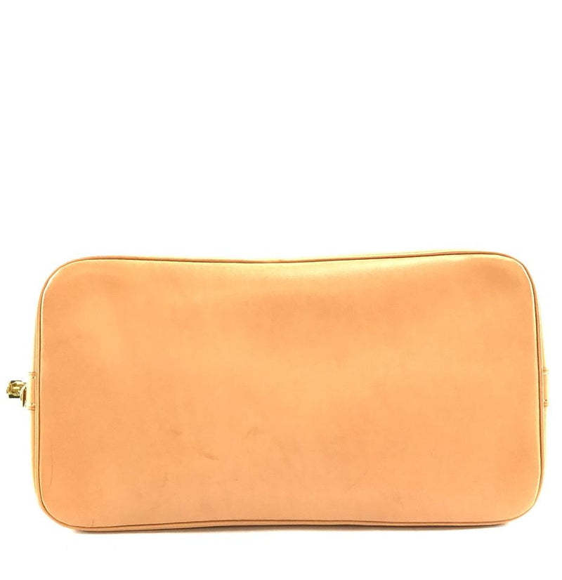 Louis Vuitton Alma Handbag Hand Tote Everyday Brown Monogram Canvas Satchel – LuxeDH