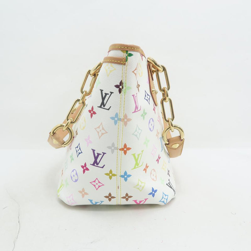 Louis Vuitton Annie Gm White Monogram Multicolore Canvas Shoulder Bag – LuxeDH