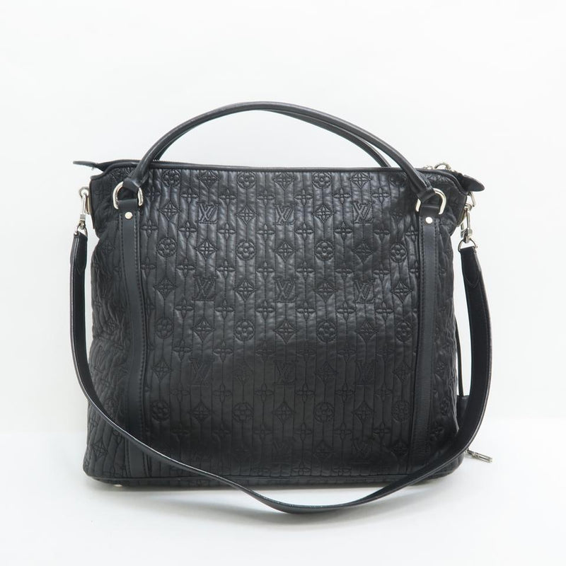 Louis Vuitton Antheia Ixia Mm Black Calfskin Hobo Bag – LuxeDH