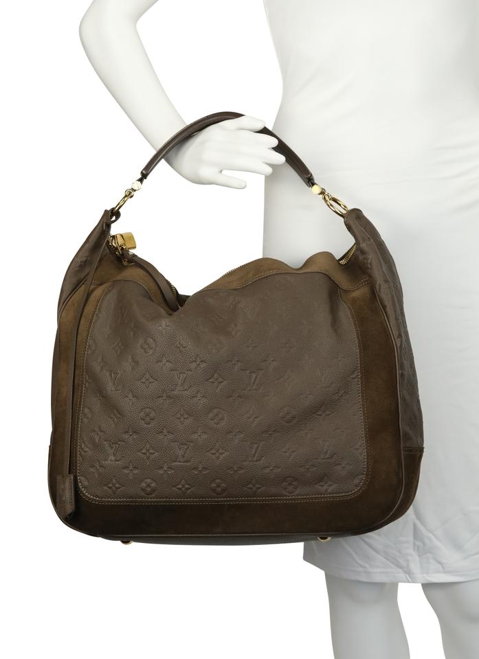 smag Typisk gå på pension Louis Vuitton Audacieuse Ombre Gm Brown Monogram Empreinte Leather Hobo Bag  – LuxeDH