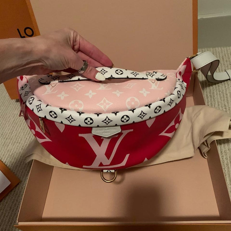 louis vuitton bum bag red