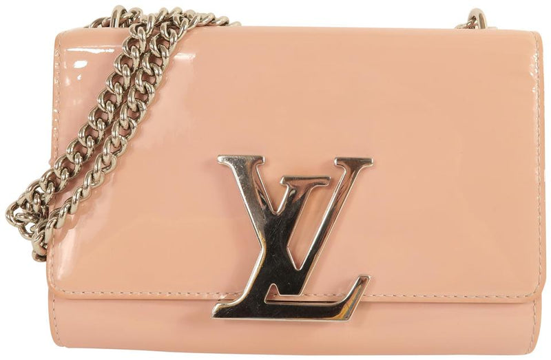 Louis Vuitton Chain Pink Vernis Shoulder Bag – LuxeDH