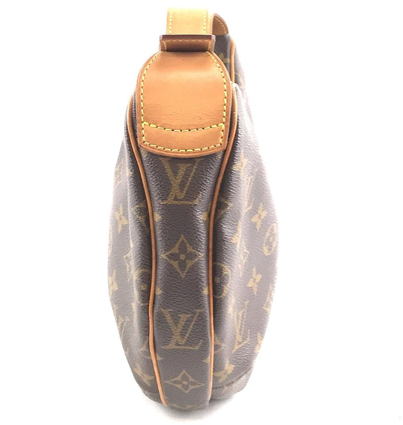 Louis Vuitton Croissant Hobo Zip Zipper Top Brown Monogram Canvas Shoulder Bag – LuxeDH