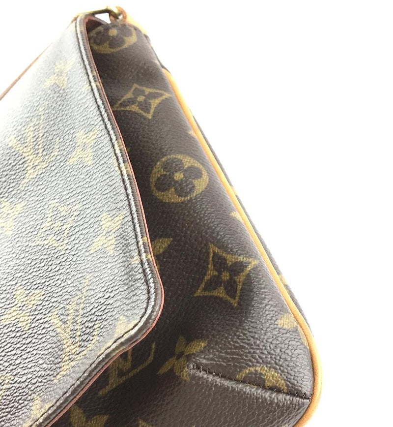 Louis Vuitton Flap Musette Tango Long Adjustable Strap Shoulder Brown Monogram Canvas Cross Body ...