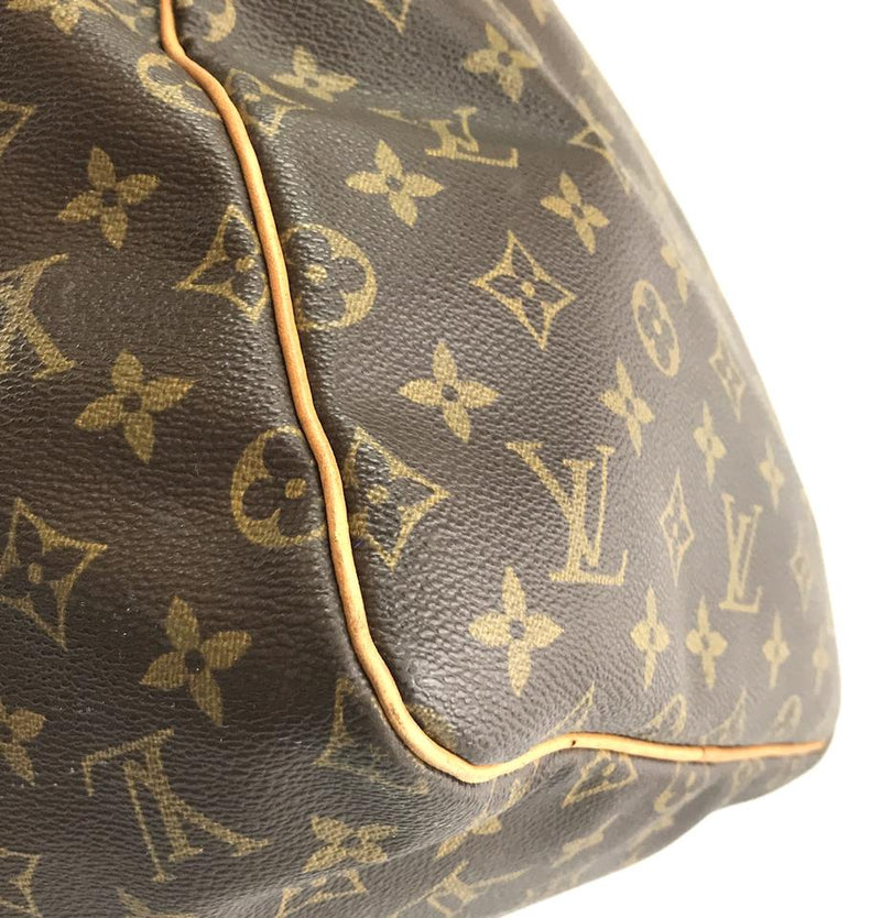 Louis Vuitton Keepall Duffle 55 Duffel Brown Monogram Canvas Weekend/Travel Bag – LuxeDH