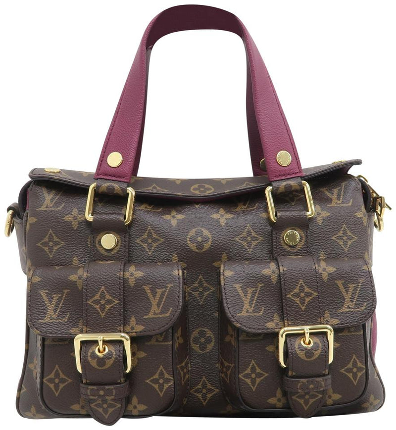 Louis Vuitton Manhattan 2017 Brown Monogram Canvas Satchel – LuxeDH