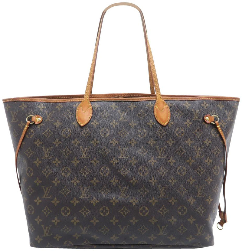 Louis Vuitton Neverfull Gm Brown Monogram Canvas Shoulder Bag – LuxeDH