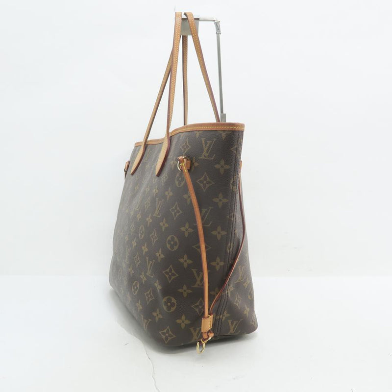 Louis Vuitton Neverfull Mm Brown Monogram Canvas Shoulder Bag – LuxeDH