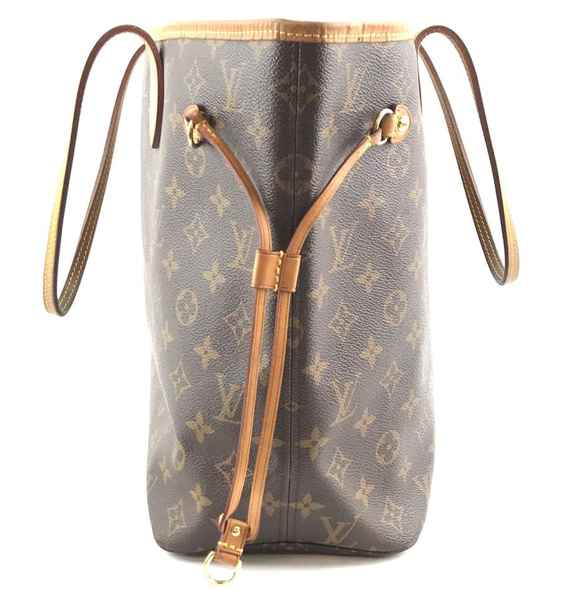 Louis Vuitton Neverfull Neo New Model Nm Mm Tote Everyday Work Brown Monogram Canvas Shoulder ...