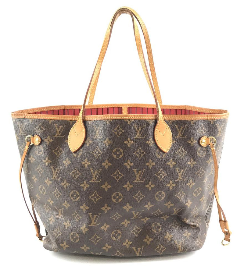 Louis Vuitton Neverfull Neo New Model Nm Mm Tote Everyday Work Brown Monogram Canvas Shoulder ...