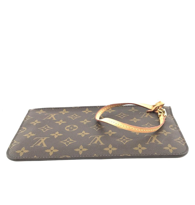 Louis Vuitton Monogram Neverfull Pouch - Brown Clutches, Handbags